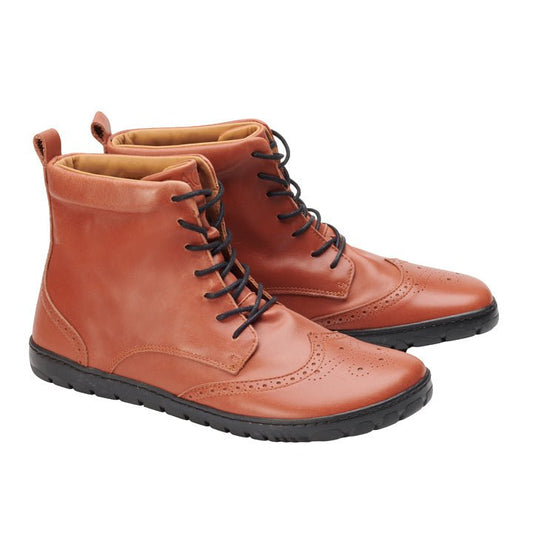 QUINTIC Brogue Cognac - ZAQQ Barfußschuhe