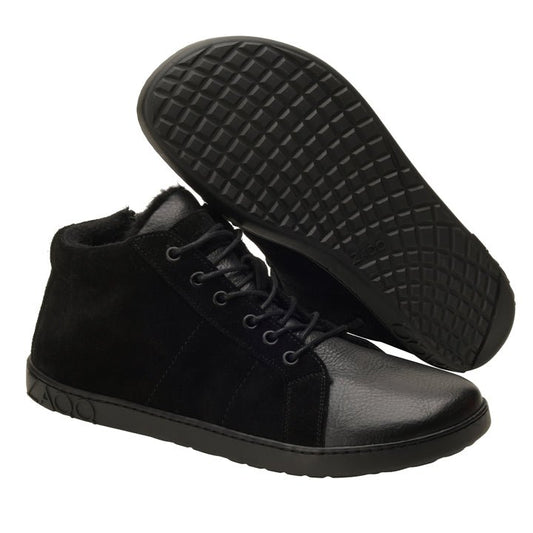 QORE Mid Winter Black - ZAQQ Barfußschuhe