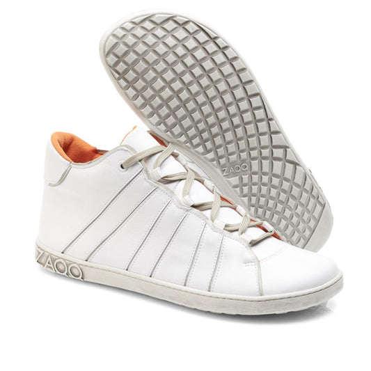 QQQ Mid White - ZAQQ Barfußschuhe