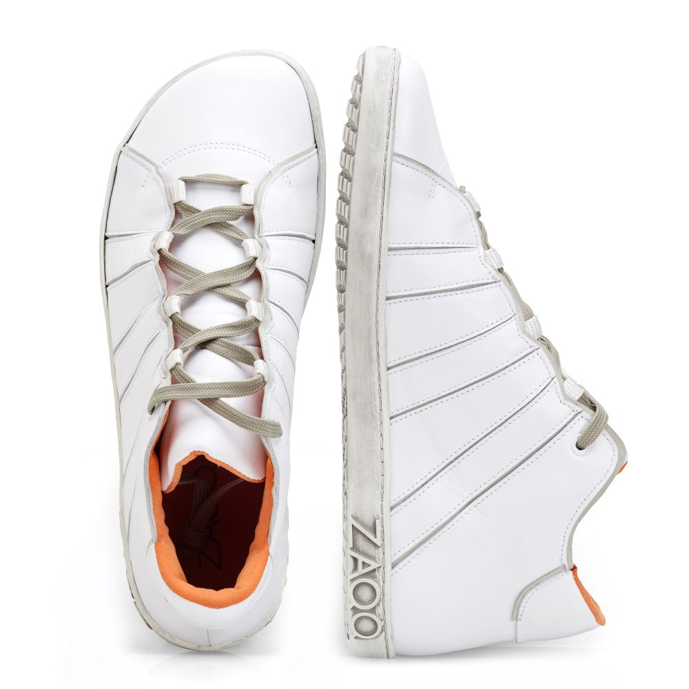 QQQ Mid White - ZAQQ Barfußschuhe