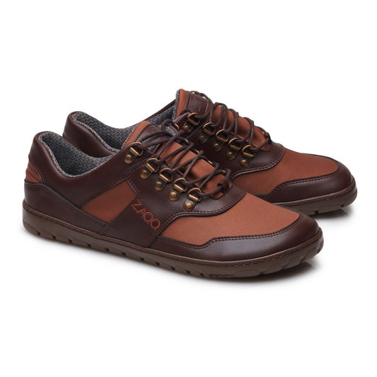 HIQE Low Brown Waterproof - ZAQQ Barfußschuhe