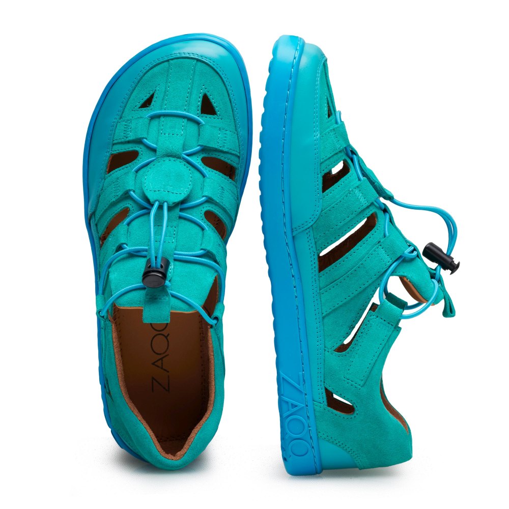 QLEAR Turquoise - ZAQQ Barfußschuhe