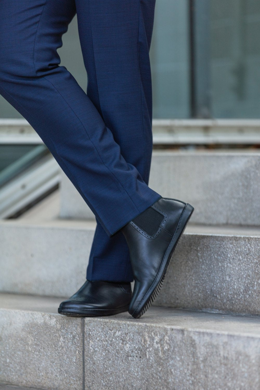 EQUITY Brogue Black - ZAQQ Barfußschuhe