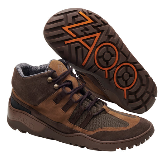 SQOUT Brown Waterproof - ZAQQ Barfußschuhe