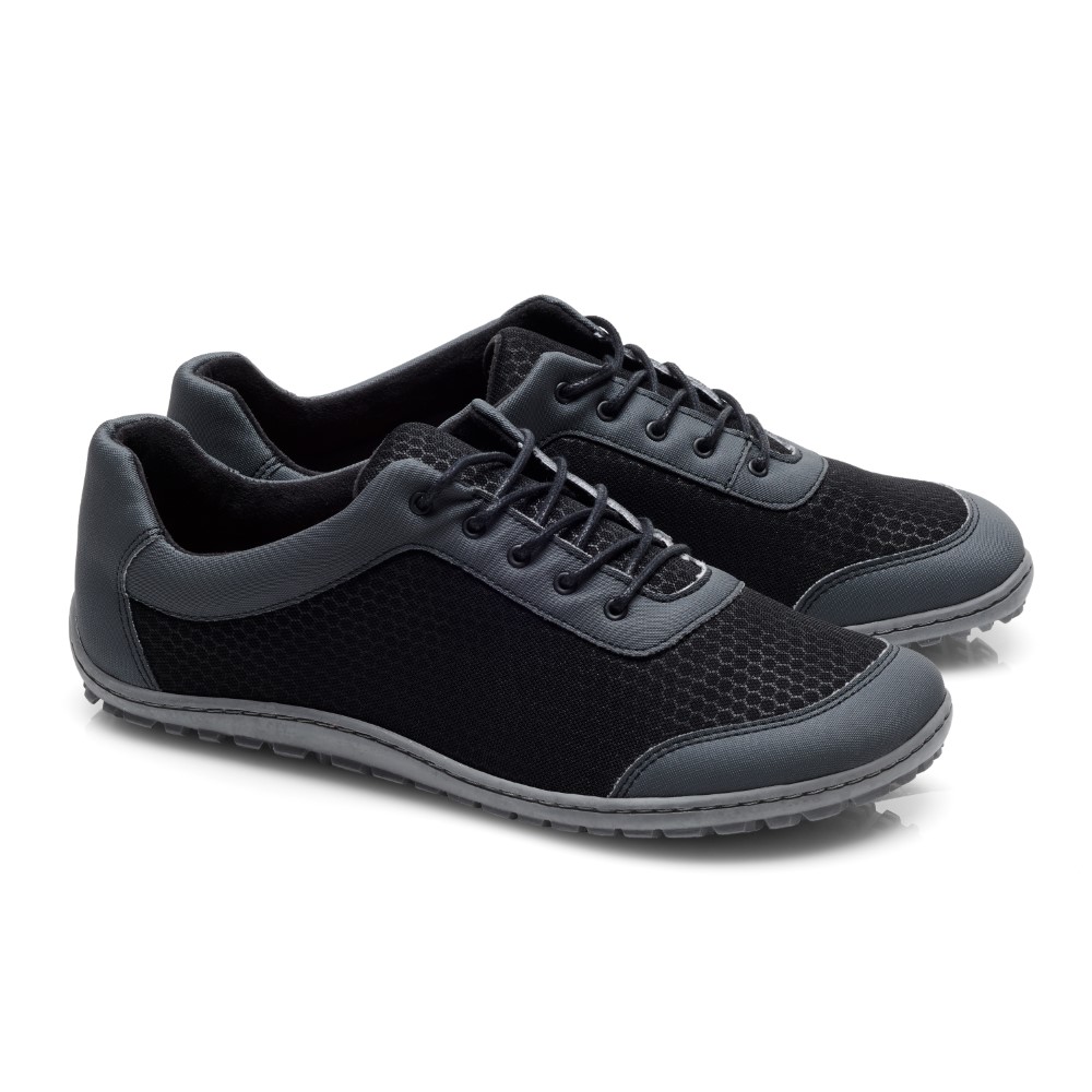 SQIP Laufschuh Nachhaltige Grey | ZAQQ Manufaktur Barefoot ZAQQ Barfußschuhe - - Barfuß Black - Running